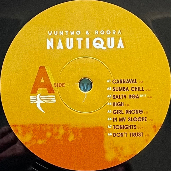 Image of Label Cover of 2324056E: LP - WUN TWO & BOORA, Nautiqua (Vinyl Digital; VinDig348, Germany 2021, Picture Sleeve, Limited Edition) Opened Instore, Still In Shrinkwrap  EX/EX