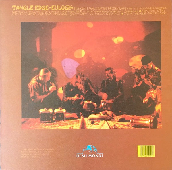 Image of Back Cover of 2314013C: LP - TANGLE EDGE, Eulogy (Demi Monde; DMLP 1029, UK 1993, Inner) Very nice copy  VG+/VG+