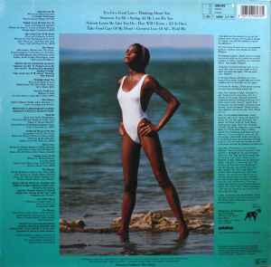 Image of Back Cover of 2714087C: LP - WHITNEY HOUSTON, Whitney Houston (Arista; 206 978, Europe 1985, Picture Sleeve) Lightest of marks, Sleeve is clean  VG+/VG+