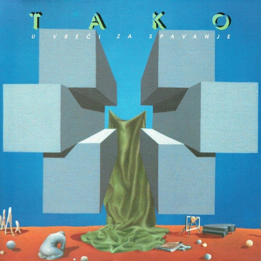 Image of Front Cover of 2314363C: LP - TAKO, U Vre i Za Spavanje (Kalemegdan Disk; KD 005, Germany 1992 Reissue, Laminated Sleeve, Inner) Writing on inner.  VG/VG+