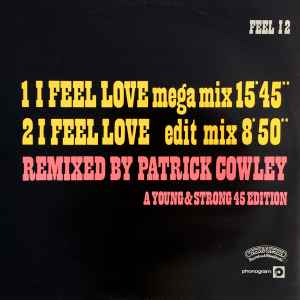 Image of Back Cover of 12" - VG/VG - DONNA SUMMER, I Feel Love (Special New Version) (15 Min Remix By Patrick Cowley) (Casablanca ; FEEL 12, UK 1982, Picture Sleeve), ,  - 3226100E