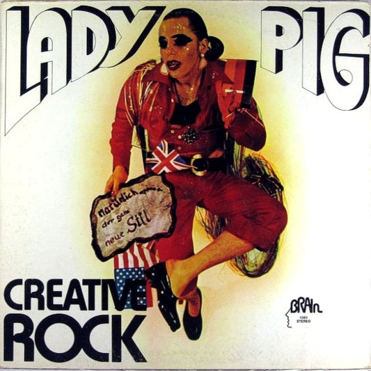 Image of Front Cover of 2314367C: LP - CREATIVE ROCK, Lady Pig (Brain; 1061, Germany 1974)   VG/VG+