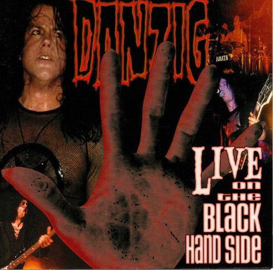 Image of Front Cover of 2334055E: 2xCD - DANZIG, Live On The Black Hand Side (Restless Records; 73750-2, US 2001, Jewel Case)   VG+/VG+