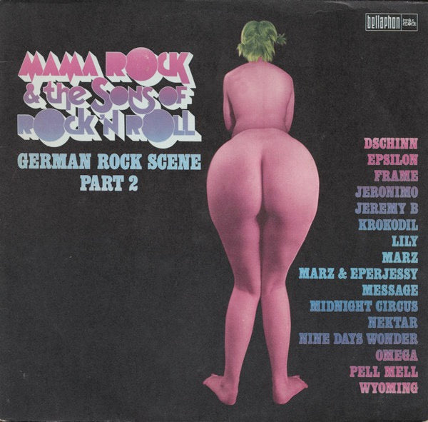 Image of Front Cover of 2314341C: 2xLP - VARIOUS, Mama Rock & The Sons Of Rock 'n' Roll - German Rock Scene - Bacillus Selection Part 2 (Bacillus Records; BLS 5526, Germany 1973, Gatefold) Sleeve closer to VG+  VG/VG+