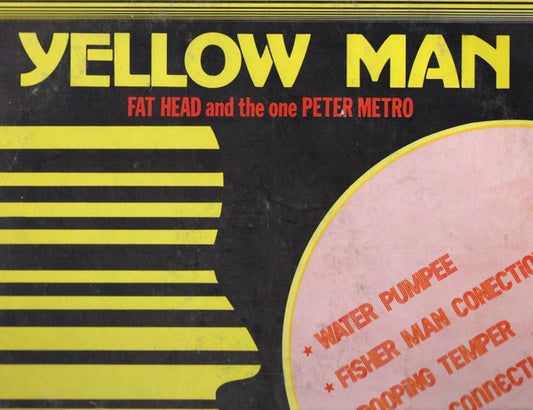 Image of Front Cover of 2314398C: LP - YELLOW MAN & FAT HEAD / PETER METRO, Yellow Man Fat Head And The One Peter Metro (Absissa; ARC 003, Jamaica 1982) Strong VG all round! Pressing faults to disc.  VG/VG