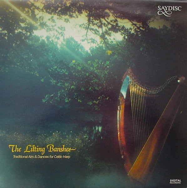 Image of Front Cover of 2314468C: LP - EILEEN MONGER, The Lilting Banshee: Traditional Airs & Dances For Celtic Harp (Saydisc; SDL 348, UK 1985)   VG/EX