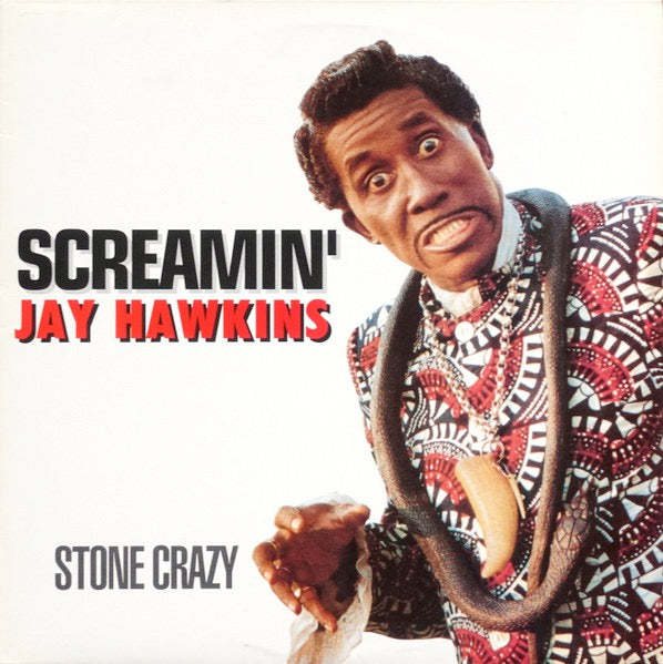 Image of Front Cover of 2314574C: LP - SCREAMIN' JAY HAWKINS, Stone Crazy (Demon Records; FIEND 728, UK 1993) A couple of light marks that don't affect play, otherwise VG+  VG+/VG