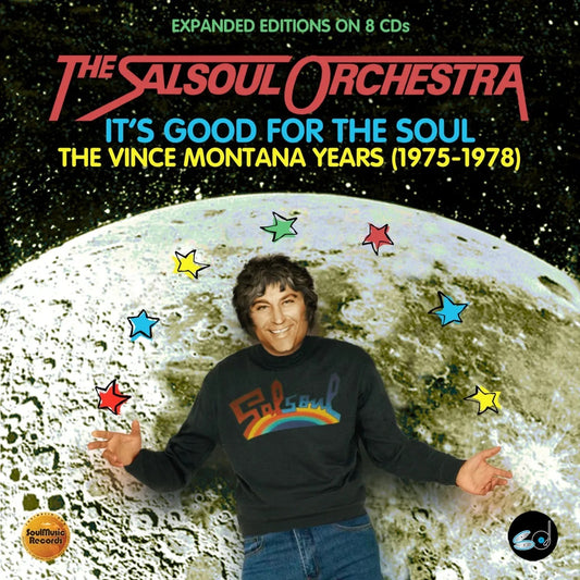 Image of Front Cover of 2334147E: 8xCD - THE SALSOUL ORCHESTRA, IT S GOOD FOR THE SOUL - THE VINCE MONTANA YEARS (1975-1978) (SoulMusic Records ; SM8CR5221BX, UK 2024) mint, sealed copy  M/M