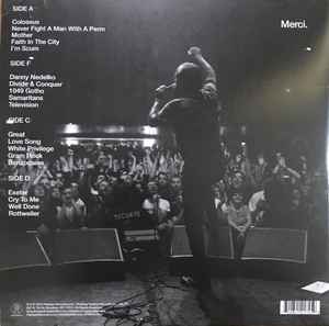 Image of Back Cover of 2xLP - VG+/VG+ - IDLES, A Beautiful Thing: Idles Live At Le Bataclan (Partisan Records; PTKF2174-5, UK, Europe & US 2019, Booklet, Pink Clear Neon Vinyl), ,  - 1746198S