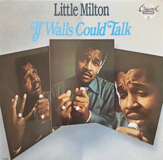 Image of Front Cover of 2314711C: LP - LITTLE MILTON, If Walls Could Talk (Chess; CH-9289, US 1988 Reissue) Sleeve has creased corner  VG/VG