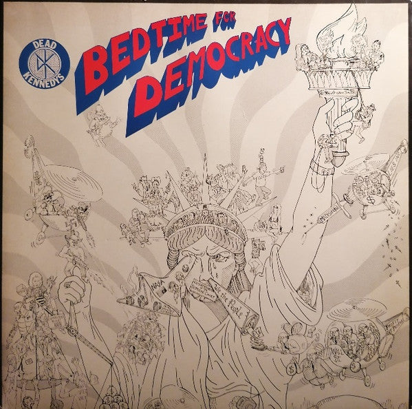 Image of Front Cover of 2324398E: LP - DEAD KENNEDYS, Bedtime For Democracy (Alternative Tentacles; VIRUS 50, UK 1986, Gatefold)   VG/VG