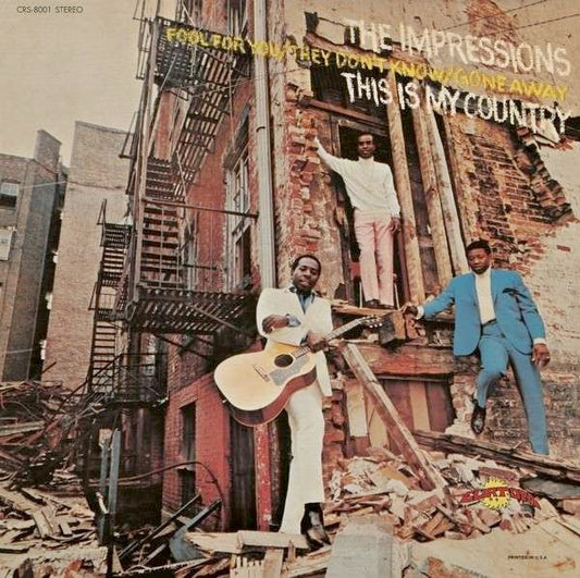 Image of Front Cover of 2314792C: CDs - THE IMPRESSIONS, This Is My Country (Curtom; 8122-79562-9, Europe 2014)   VG+/VG+