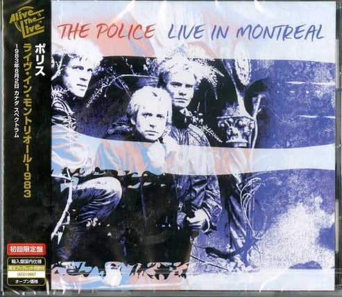 Image of Front Cover of 2334224E: CD - THE POLICE, Live in Montreal 1983 (Alive The Live; IACD10667, UK 1983) mint, still sealed!  M/M