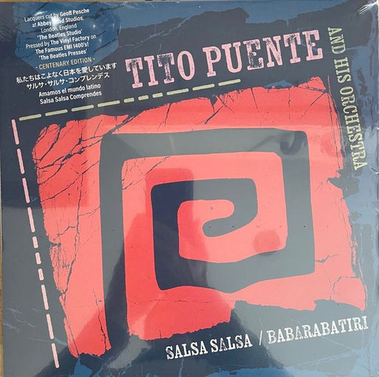 Image of Front Cover of 2414006C: 12" - TITO PUENTE AND HIS ORCHESTRA, Babarabatiri / Salsa Salsa (In The Woods Records; INWOODDJ001, UK 2023, Inner) Lightest marks to disc  VG+/VG