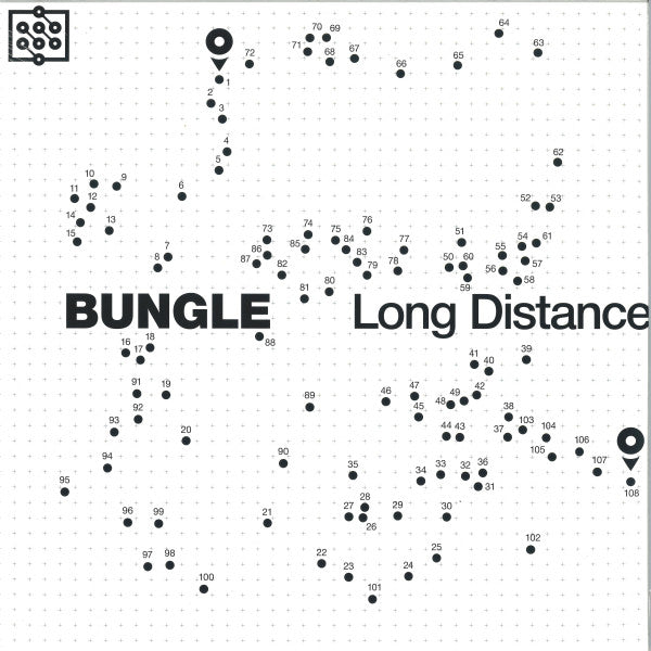 Image of Front Cover of 2424069E: 4x12" - BUNGLE, Long Distance (OKBRON; OKBRLP001, Russia 2024, Picture Sleeve) Still In Shrinkwrap. All discs are solid VG+, disc 3 and 4 closer to EX.  VG+/VG+