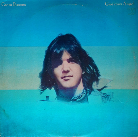 Image of Front Cover of 2444116S: LP - GRAM PARSONS, Grievous Angel (Reprise Records; MS 2171, US 1974, Pitman Pressing) Light ring wear and spine scuffs on cover but sturdy. A few hairlines and pressing bumps on disc.                                                                                                                                                                                                                                                                                                      