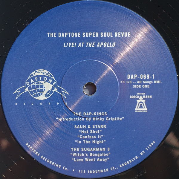 Image of Label Cover of 2444181S: 3xLP - VARIOUS, The Daptone Super Soul Revue Live! At The Apollo (Daptone Records; DAP-069, US 2021, Triple Gatefold, Booklet, With Obi)   VG+/EX