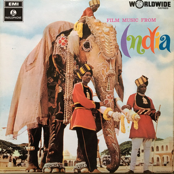 Image of Front Cover of 2424124E: LP - VARIOUS, Film Music From India (Parlophone; PMC 7048, UK 1968)   VG+/VG