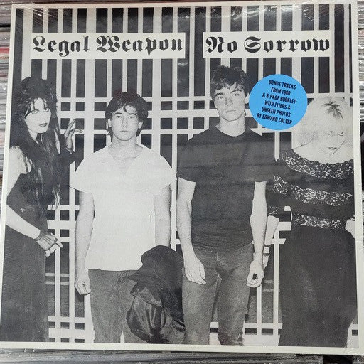 Image of Front Cover of 2454003S: 12" EP - LEGAL WEAPON, No Sorrow (Mono Records; MONO - 11, US 2024 Reissue, Booklet, Stickered Outer Plastic Sleeve, Limited to 500, Bonus Tracks)   NEW/NEW
