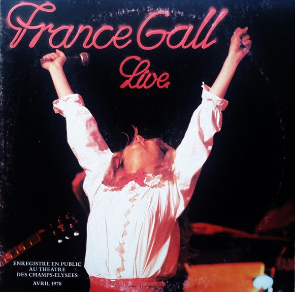 Image of Front Cover of 2424182E: 2xLP - FRANCE GALL, France Gall Live (Atlantic; 60137, France 1978, Poster)   VG/VG+