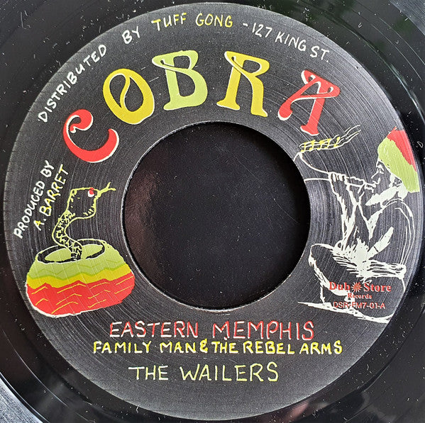 Image of Label Cover of 2424269E: 7" - FAMILY MAN & THE REBEL ARMS, THE WAILERS, Eastern Memphis (Cobra ; DSR-FM7-01, Japan 2014, Company Sleeve)   EX/EX