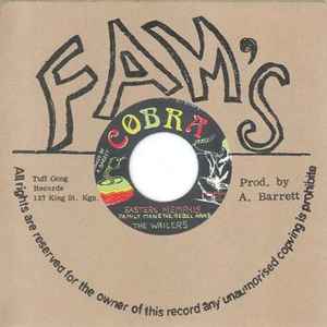 Image of Front Cover of 2424269E: 7" - FAMILY MAN & THE REBEL ARMS, THE WAILERS, Eastern Memphis (Cobra ; DSR-FM7-01, Japan 2014, Company Sleeve)   EX/EX