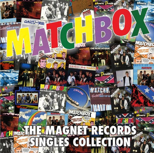 Image of Front Cover of 2434062E: 2xCD - MATCHBOX, The Magnet Records Singles Collection (7T's Records; GLAM CDD 149, UK 2014, Jewel Case)   VG+/VG+