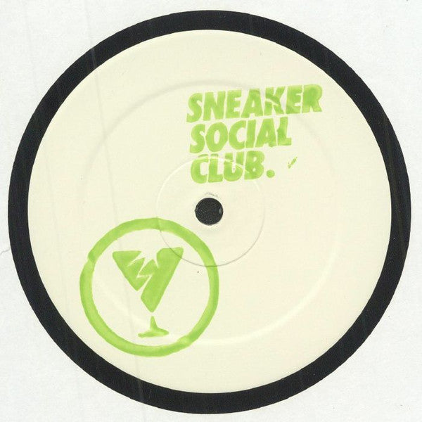 Image of Front Cover of 12" EP - /VG+ - COCKTAIL PARTY EFFECT, SNKRX010 (Sneaker Social Club; SNKRX0 10, UK 2022, Stamped White Label, Plain Sleeve), , Basssssss, Halftime, Grime, Drum n Bass - 2246195S