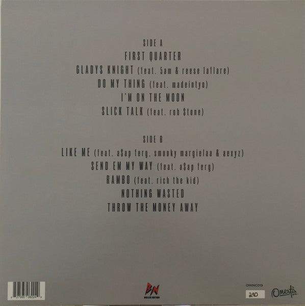 Image of Back Cover of 4944105S: LP - MARTY BALLER, Baller Nation (Omerta Inc; OMINC019, UK 2017) Opened Instore  VG+/VG+