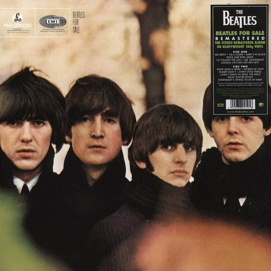 Image of Front Cover of 2444442S: LP - THE BEATLES, Beatles For Sale (Parlophone Black/Yellow; PCS3062, UK 2012 Reissue, Gatefold, 180 Gram Vinyl)   EX/EX