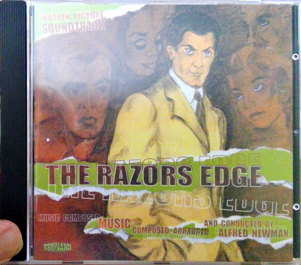 Image of Front Cover of 2434107E: CD - ALFRED NEWMAN, The Razors Edge (Tsunami; TSI0622, Germany ) disc has hairlines and light marks, does not affect play  VG+/VG