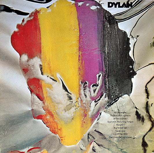 Image of Front Cover of 2544007S: LP - BOB DYLAN, Dylan (CBS; CBS 32286, Europe 1975 Reissue, Orange Sunburst Labels) Light marks, small sticker tear at bottom of cover, edge wear to spine  VG/VG