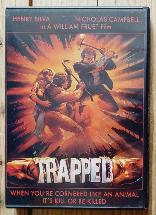 Image of Front Cover of 2534003E: DVD - WILLIAM FRUET, HENRY SILVA, Trapped (Code Red; CRD2016, Europe 2009)   VG+/VG+