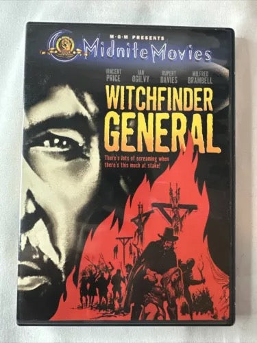 Image of Front Cover of 2534004E: DVD - MICHAEL REEVES, VINCENT PRICE, Witchfinder General (Midnite Movies; , UK 2007, Region 1)   VG+/VG