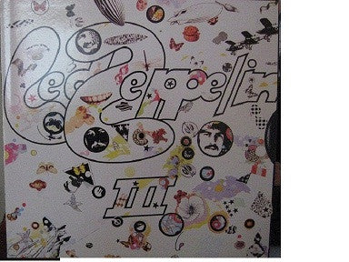 Image of Front Cover of 2544015S: LP - LED ZEPPELIN, Led Zeppelin III (Atlantic; SD 7201, Philippines 1970s Reissue) Still in shrink, light edge wear on open end, small pen mark in back under shrink  VG+/VG+