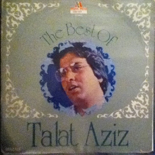 Image of Front Cover of 2514123C: LP - TALAT AZIZ, The Best Of Talat Aziz (Music India; 2393 877, India 1982) Strong G+ throughout. Disc has light marks only. Sleeve has a split seam at the bottom and edgewear.  G+/G+