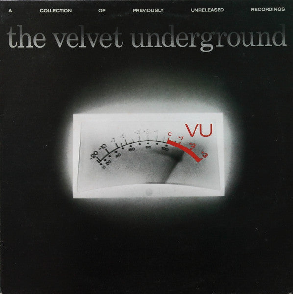 Image of Front Cover of LP - VG/VG - THE VELVET UNDERGROUND, VU (Polydor Red Label; POLD 5167, UK 1985, Insert), Glossy disc, Wispy hairlines, Wear to sleeeve edges. ,  - 2616462C