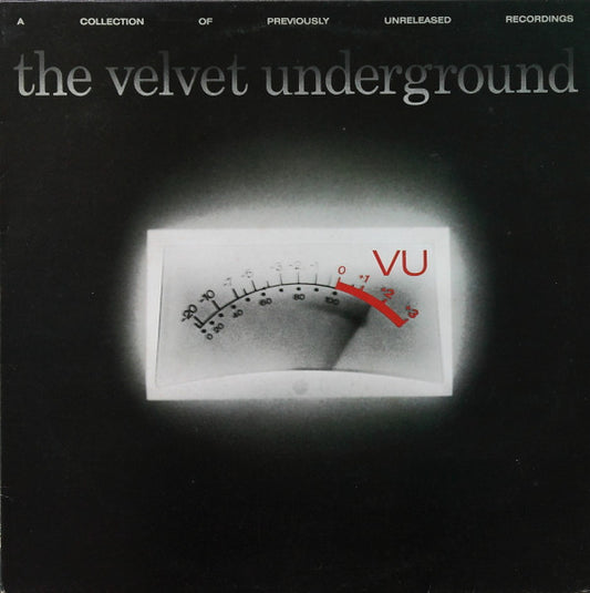 Image of Front Cover of LP - VG/VG - THE VELVET UNDERGROUND, VU (Polydor Red Label; POLD 5167, UK 1985, Insert), Glossy disc, Wispy hairlines, Wear to sleeeve edges. ,  - 2616462C