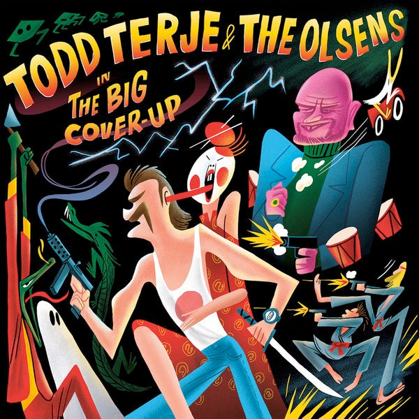 Image of Front Cover of 2514169C: 2xLP - TODD TERJE & THE OLSENS, The Big Cover-Up (Olsen ; OLS 013, Norway 2016) Light Marks only, sleeve has a few creases, still in shrink  VG/VG