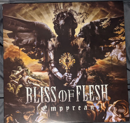 Image of Front Cover of 2544076S: LP - BLISS OF FLESH, Empyrean (Listenable Records; POSH378, Europe 2017, Insert) Opened Instore  VG+/VG+