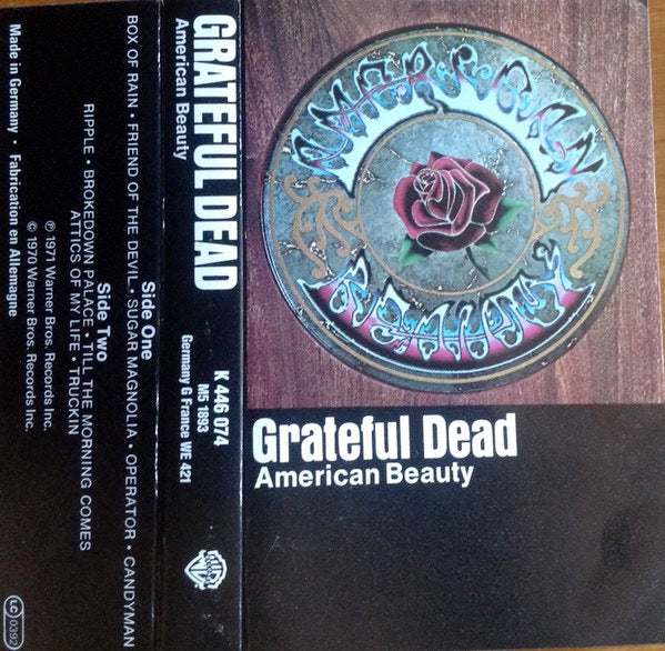 Image of Front Cover of 2514277C: Cassette - GRATEFUL DEAD, American Beauty (Warner Bros. Records; 446 074, Europe )   VG/VG