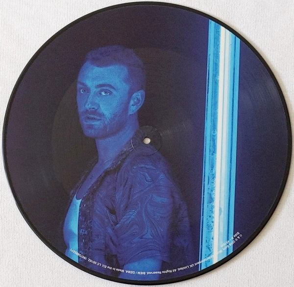 Image of Label Cover of 2514183C: 12" - CALVIN HARRIS & SAM SMITH, Promises (Columbia; 19075895571, Europe 2018, Picture Disc) Light marks on disc, sleeve still in shrink  VG+/VG