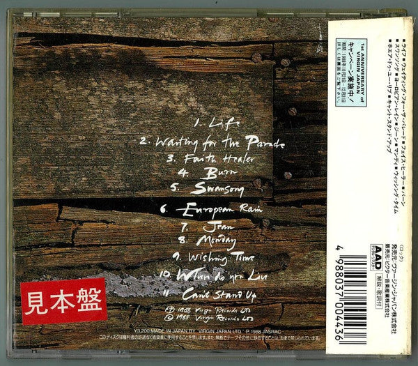 Image of Back Cover of 2534073E: CD - THE BIG DISH, Creeping Up On Jesus (Virgin; VJD-32092, Japan 1988, Jewel Case)   VG+/VG+