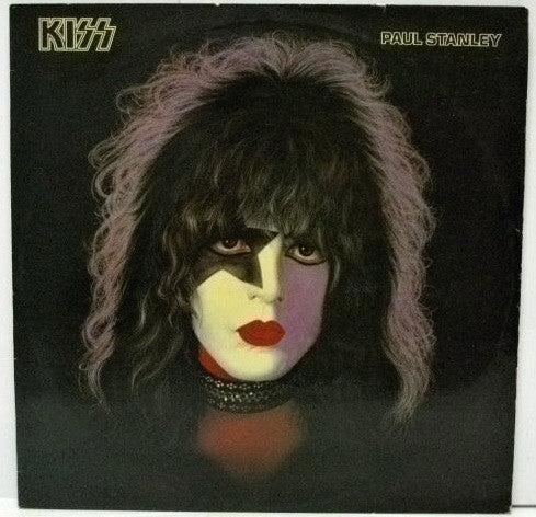 Image of Front Cover of 2524161E: LP - PAUL STANLEY, Paul Stanley (Casablanca ; CBLP 50028, Greece 1978, Laminated Front Sleeve) Ring Wear And Stickers Stuck To Rear Sleeve  VG/VG