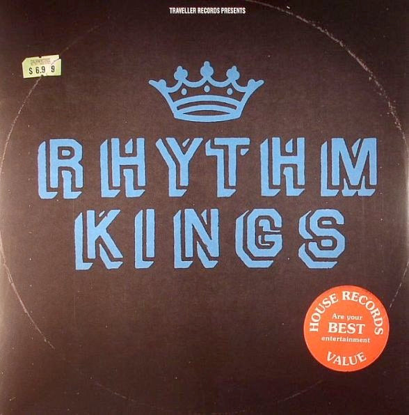 Image of Front Cover of 2514371C: 3x12" - VARIOUS, Traveller Records Presents Rhythm Kings (Traveller Records; TRA015, Finland 2011) Shrink-wrap. A stain and some wear at sleeve opening  VG/VG