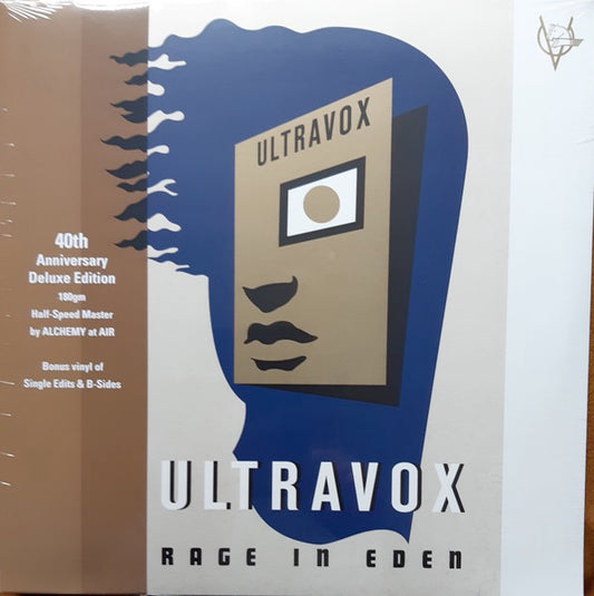 Image of Front Cover of 2514351C: 2xLP - ULTRAVOX, Rage In Eden (Chrysalis Catalogue; CDLH1338, Worldwide 2022 Reissue, Half-Speed Mastered) Still In Shrinkwrap  EX/EX