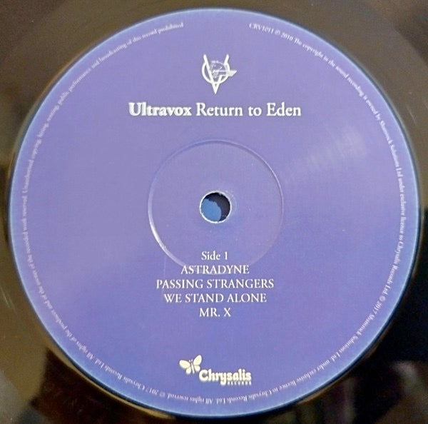 Image of Label Cover of 2514352C: 2xLP - ULTRAVOX, Return To Eden (Chrysalis; CRV1011, Europe , 2 Inners) Still In Shrinkwrap  EX/VG+