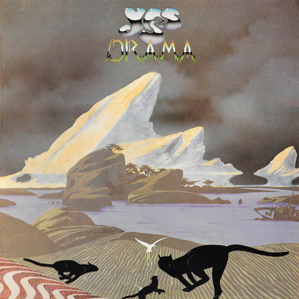 Image of Front Cover of 2544261S: LP - YES, Drama (Atlantic; K 50736, UK 1980, Gatefold, Insert)   VG/VG+