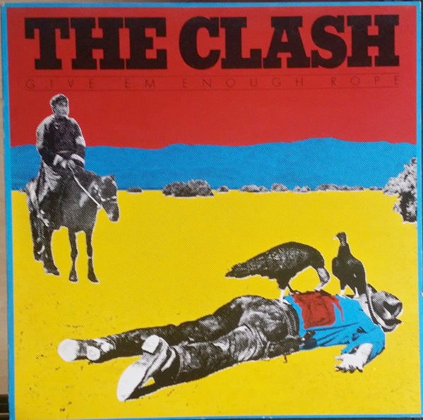 Image of Front Cover of 4114024C: LP - THE CLASH, Give 'Em Enough Rope (CBS; CBS 82431, Europe 1970s Reissue, Alternate Title Font) Lightest of marks  VG/VG