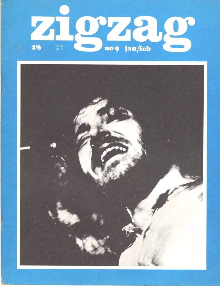 Image of Front Cover of 2534125E: Book - KEVIN AYERS JOHN LENNON WEB SPIRIT JODY GRIND JOE COCKER, Zigzag Magazine No 9 January/February 1970 Kevin Ayers John Lennon Web Spirit Jody Grind Joe Cocker (,  , Paperback)   VG+/VG+